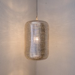 HANGING LAMP LMP FLSK BRASS SILVER PLATED 40 